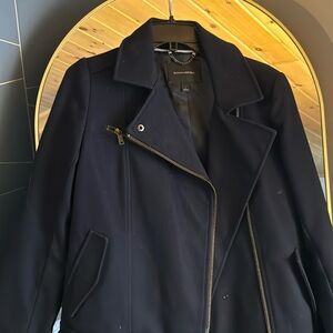 Banana Republic Navy Moto Jacket